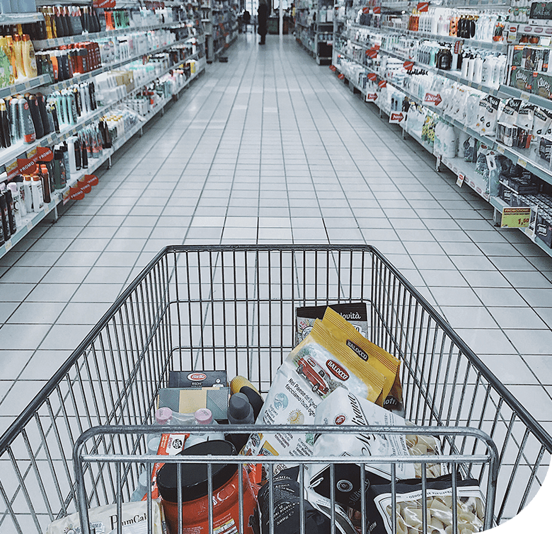 Supermarket aisle